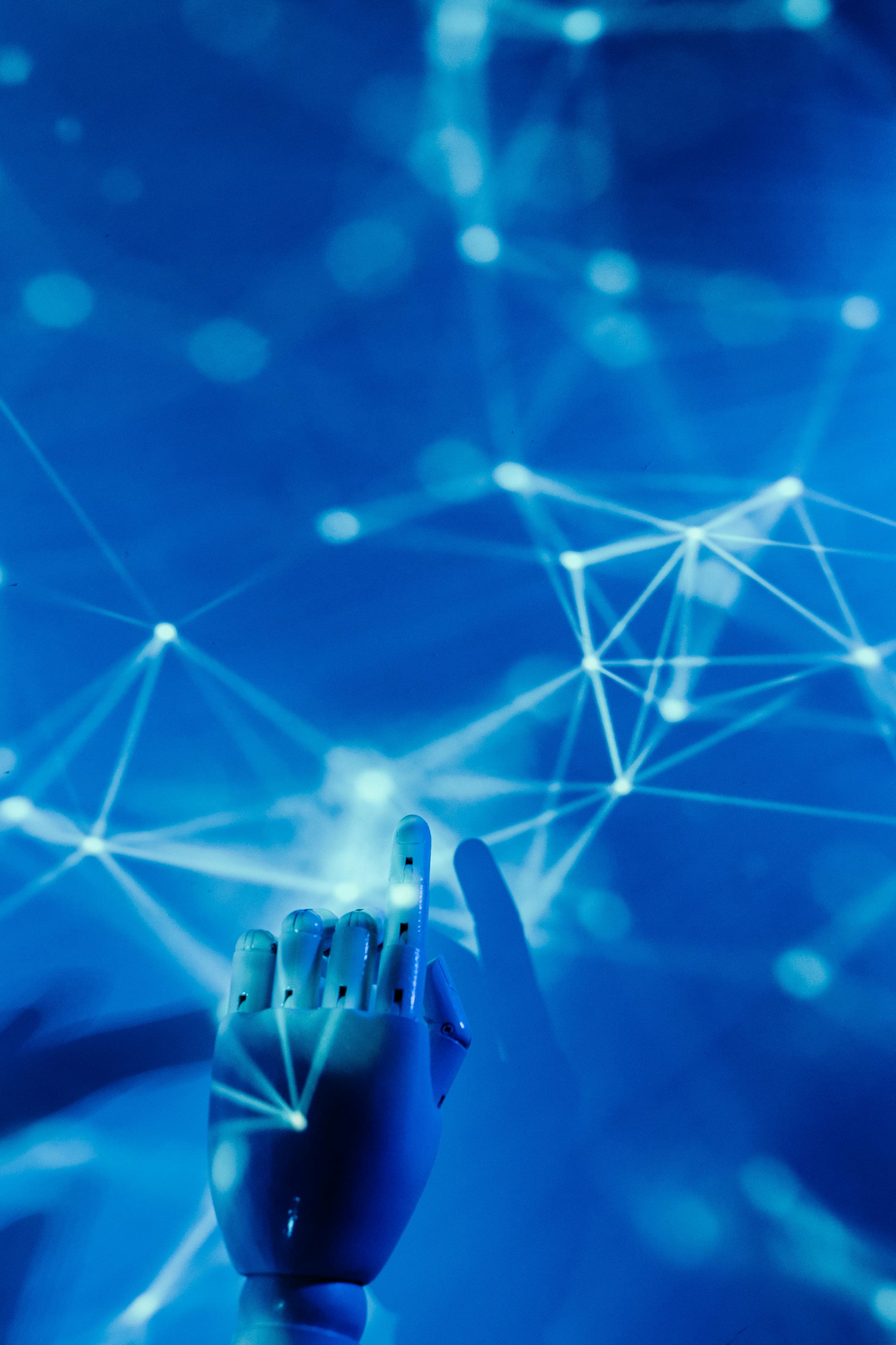 Streams of digital communication — message threads flowing through a connected network